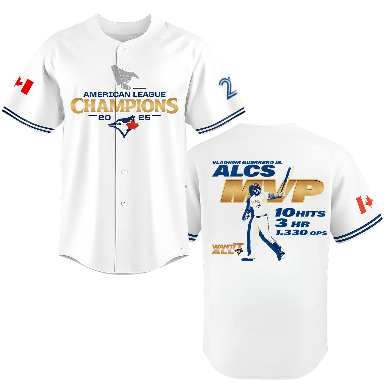 Blue Jays Vladdy Jr ALCS MVP 2025 Jersey