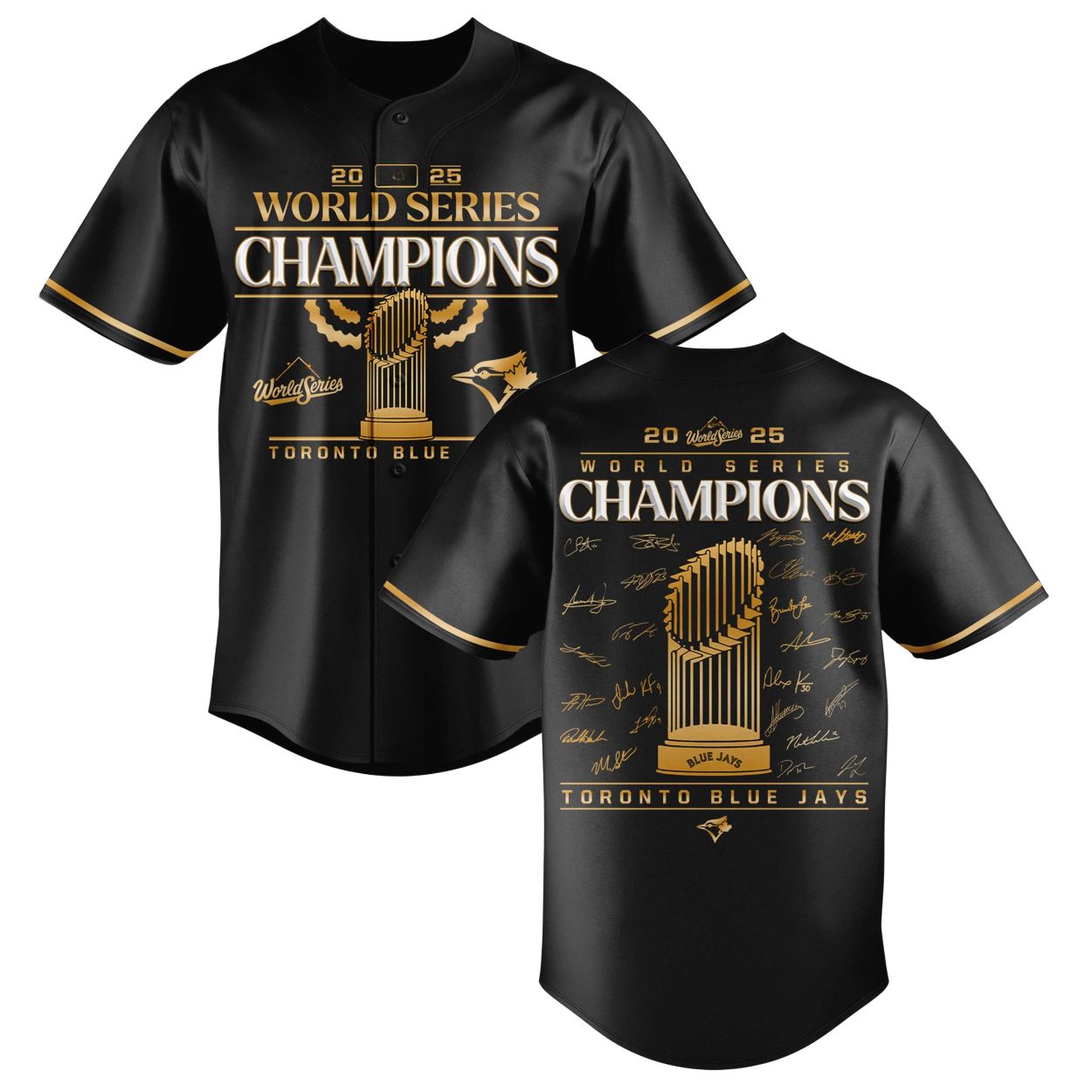 Blue Jays World Series 2025 Champions Trophy Jersey