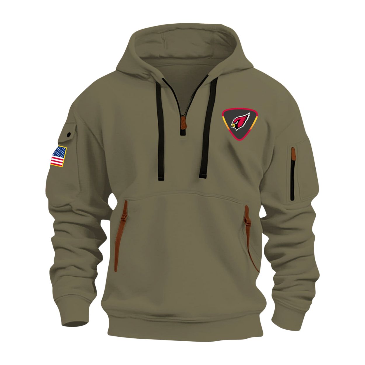 Cardinals Salute To Service 2025 Quarter Zip Hoodie
