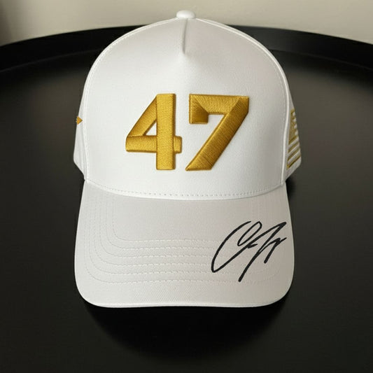 Charlie Kirk 47 Signed American Hat