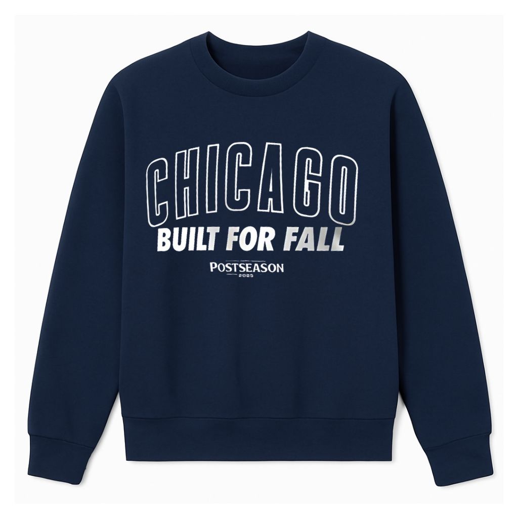 Chicago Cubs Built For Fall Postseason 2025 Sweatshirt