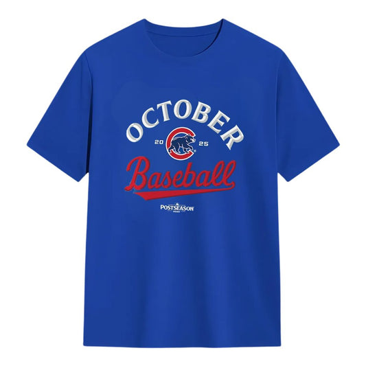 Chicago Cubs October Baseball 2025 Shirt