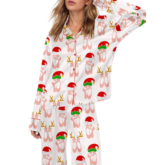 Christmas Ballet Shoes Pajama Set