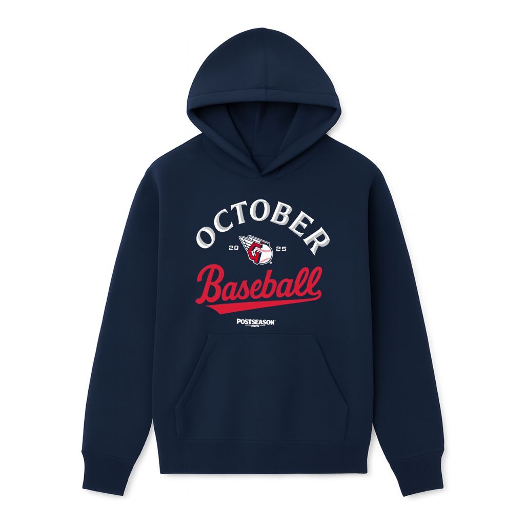 Cleveland Guardians October Baseball 2025 Hoodie