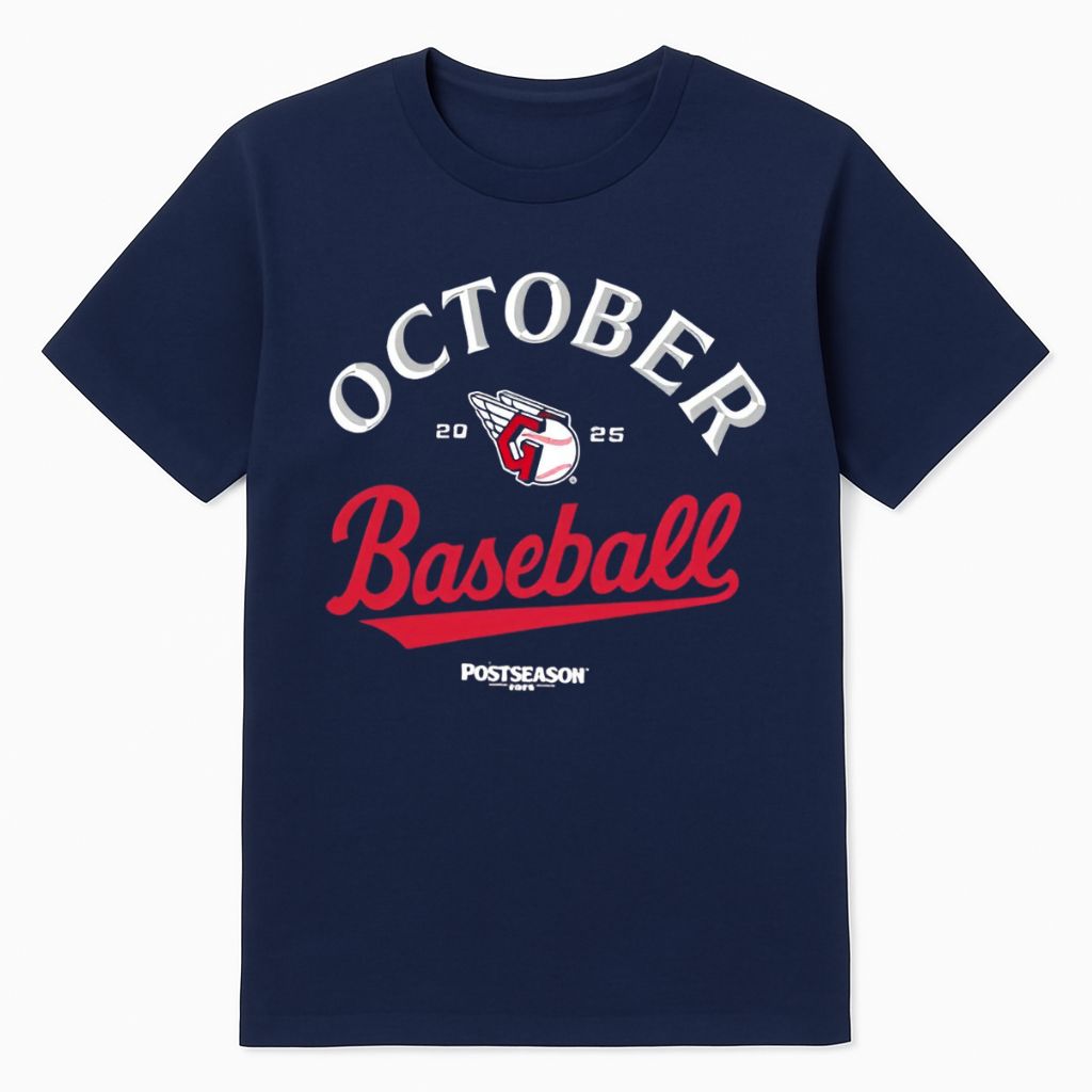 Cleveland Guardians October Baseball 2025 Shirt
