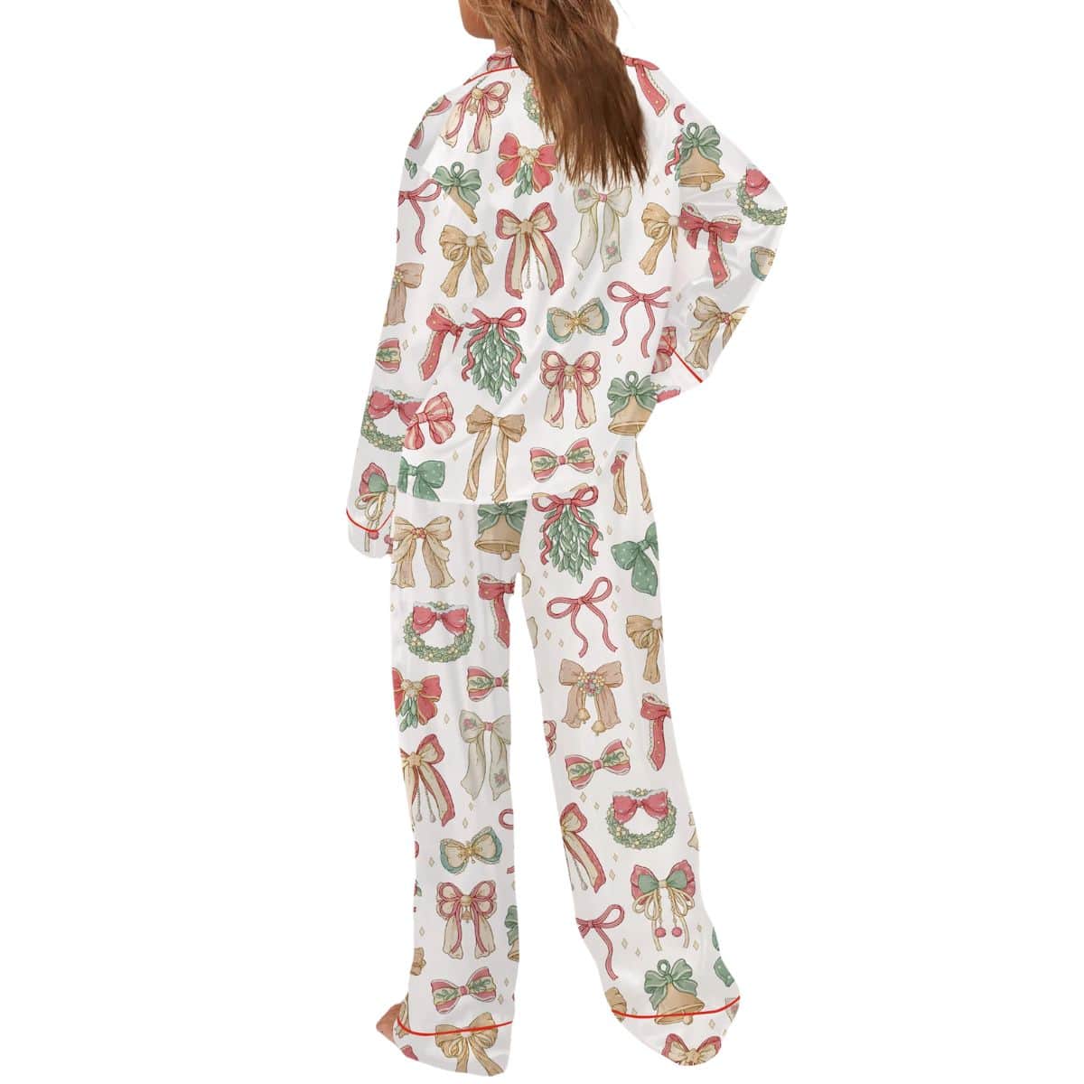 Coquette Christmas Bows Pajama Set