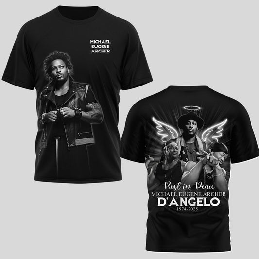 D’Angelo Michael Eugene Archer Rest In Peace Shirt