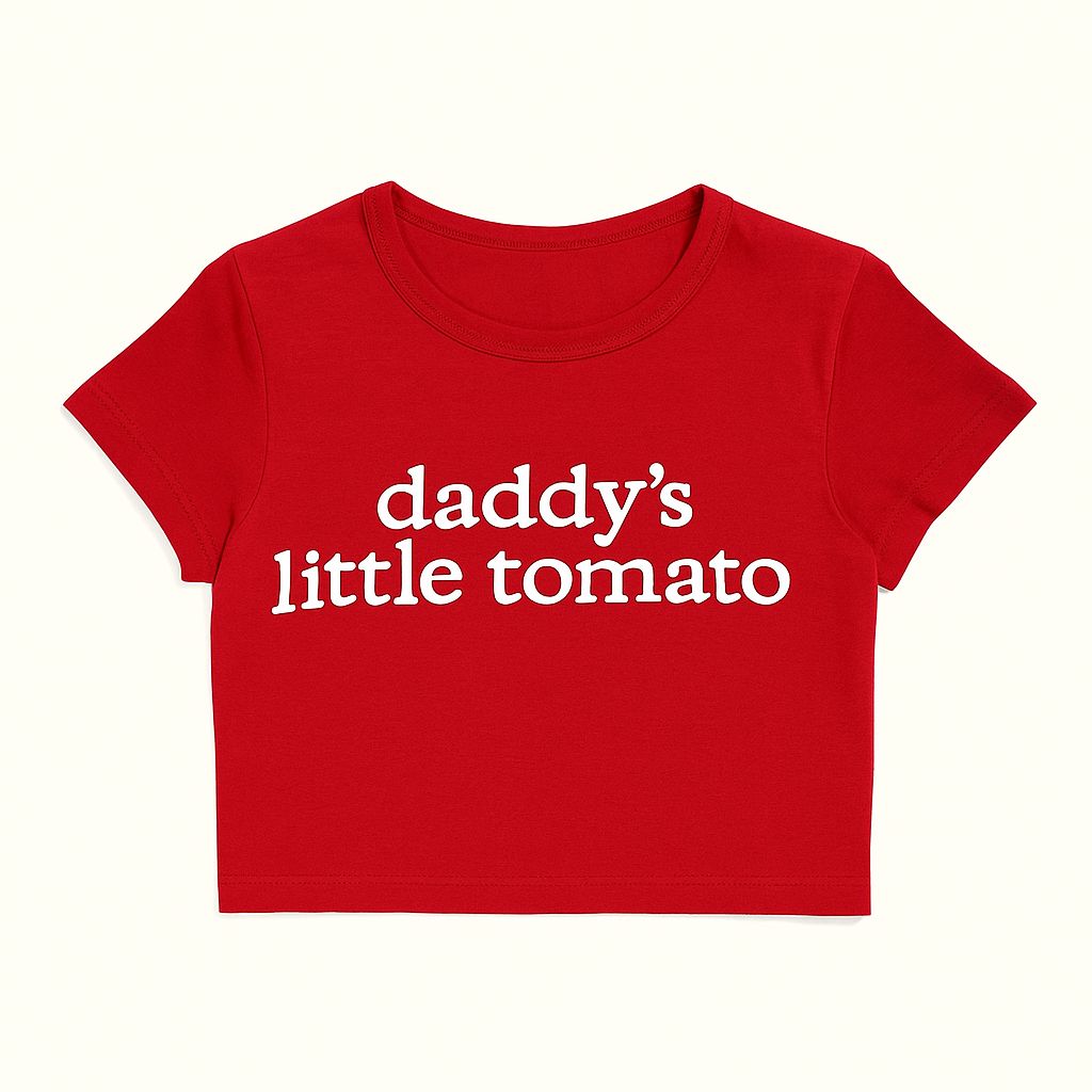 Daddy's Little Tomato Croptop