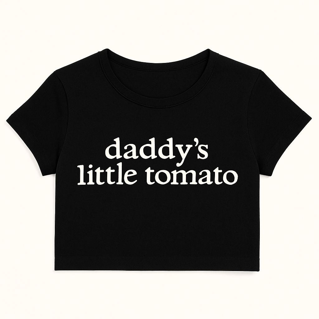 Daddy's Little Tomato Croptop