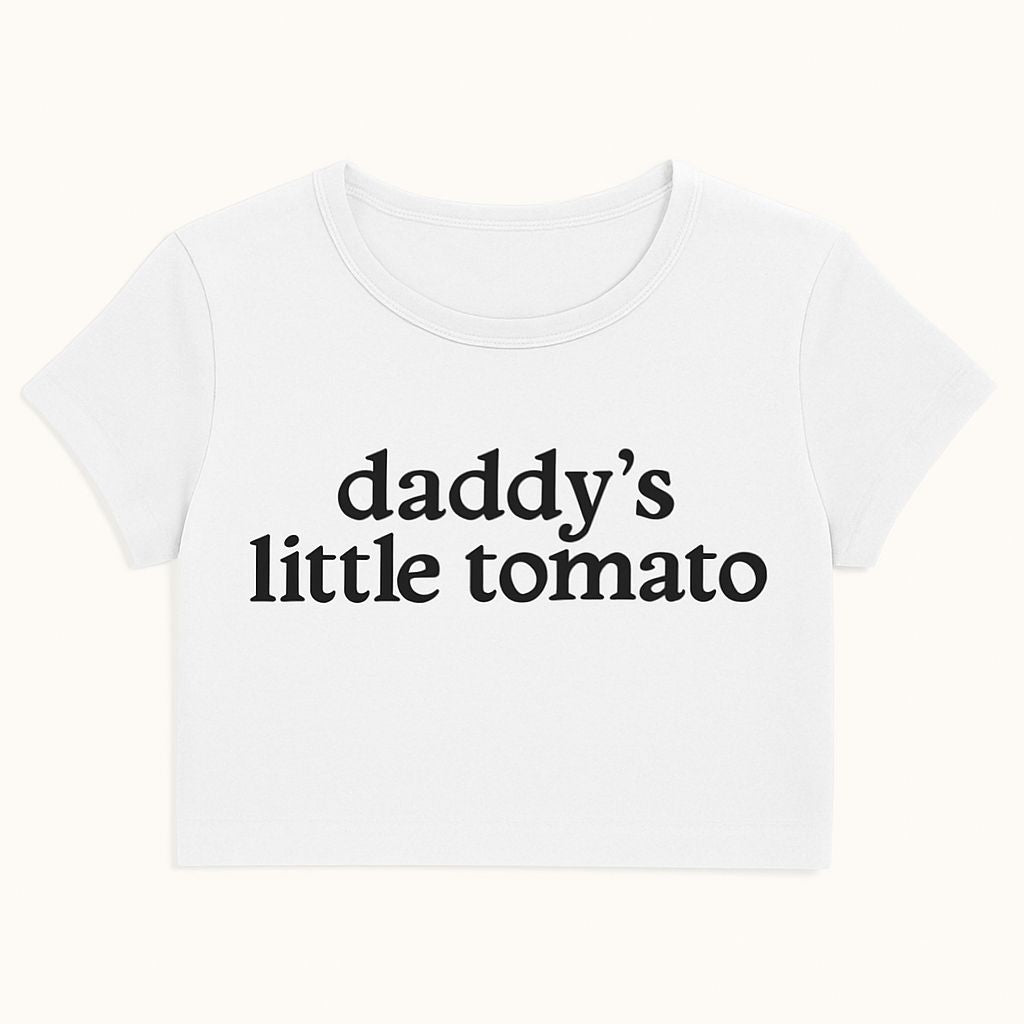 Daddy's Little Tomato Croptop