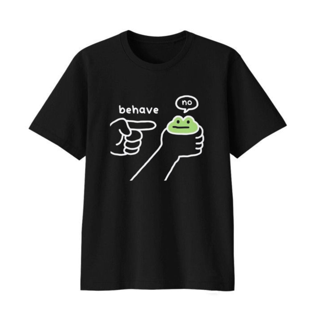 Dishonest Frog Washed Behave No Shirt