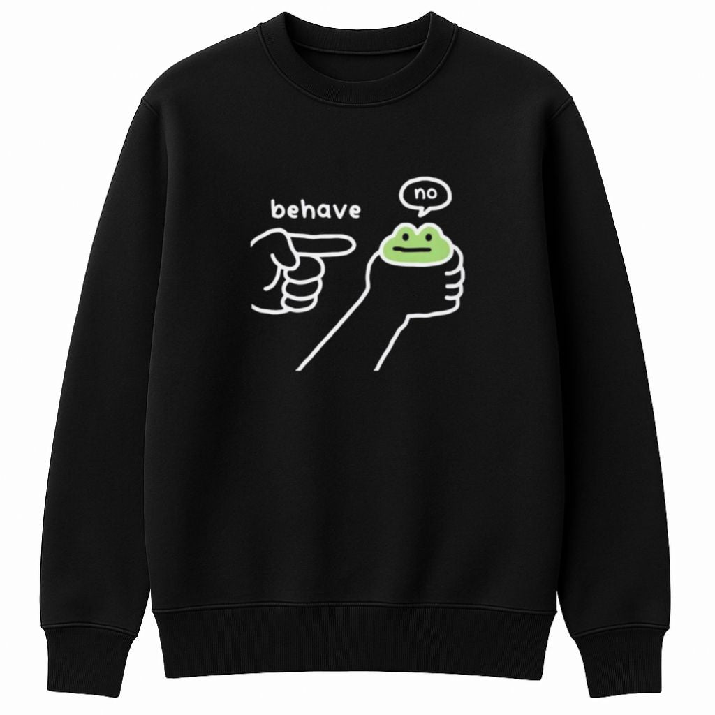 Dishonest Frog Washed Behave No Shirt