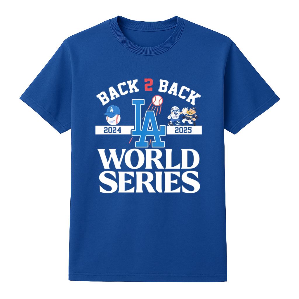 Dodgers Back 2 Back 2024-2025 World Series Shirt