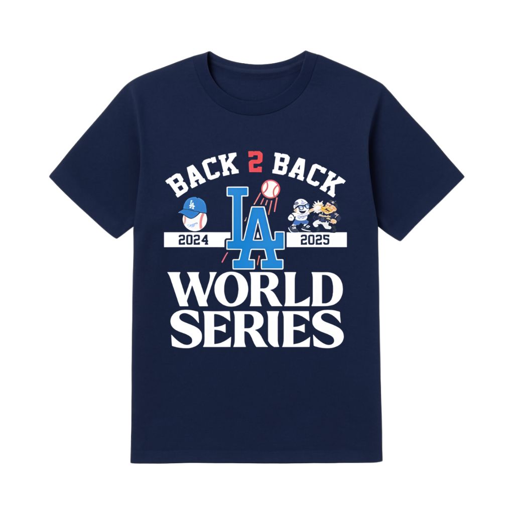 Dodgers Back 2 Back 2024-2025 World Series Shirt