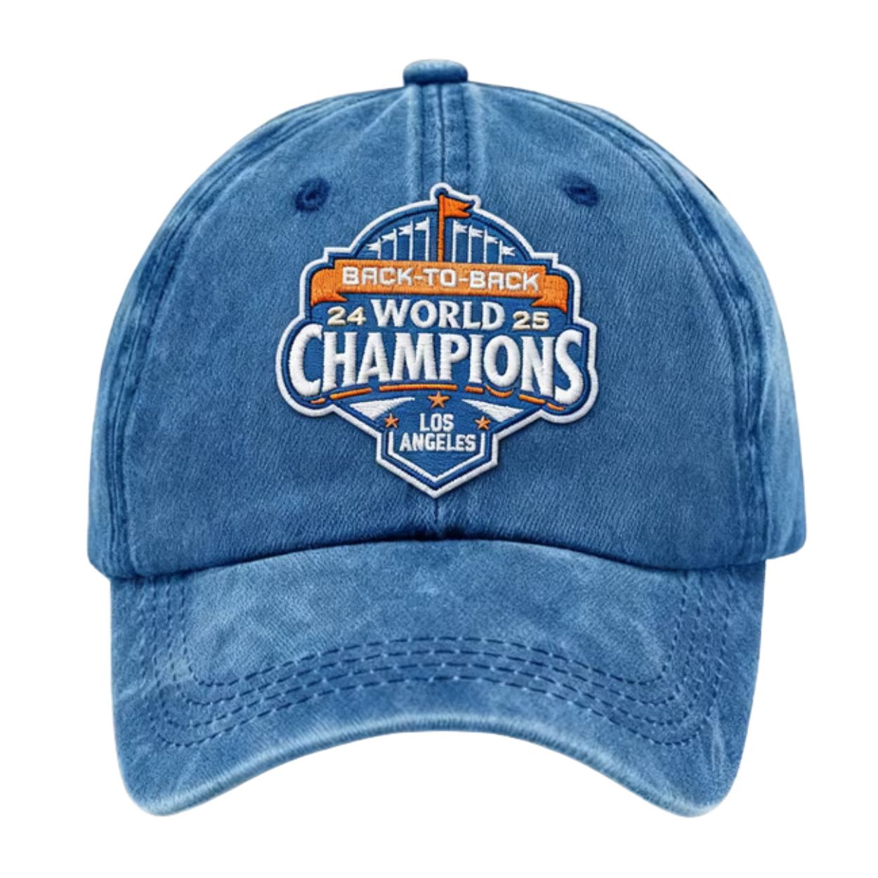 Dodgers Back To Back 2024–2025 World Series Champions Hat