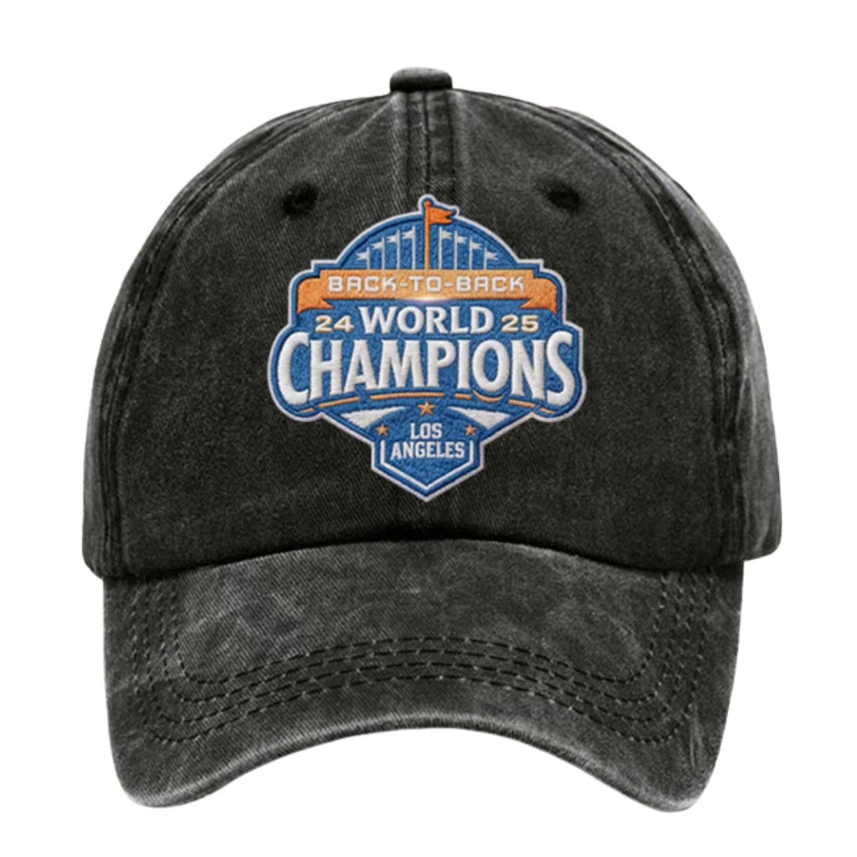 Dodgers Back To Back 2024–2025 World Series Champions Hat