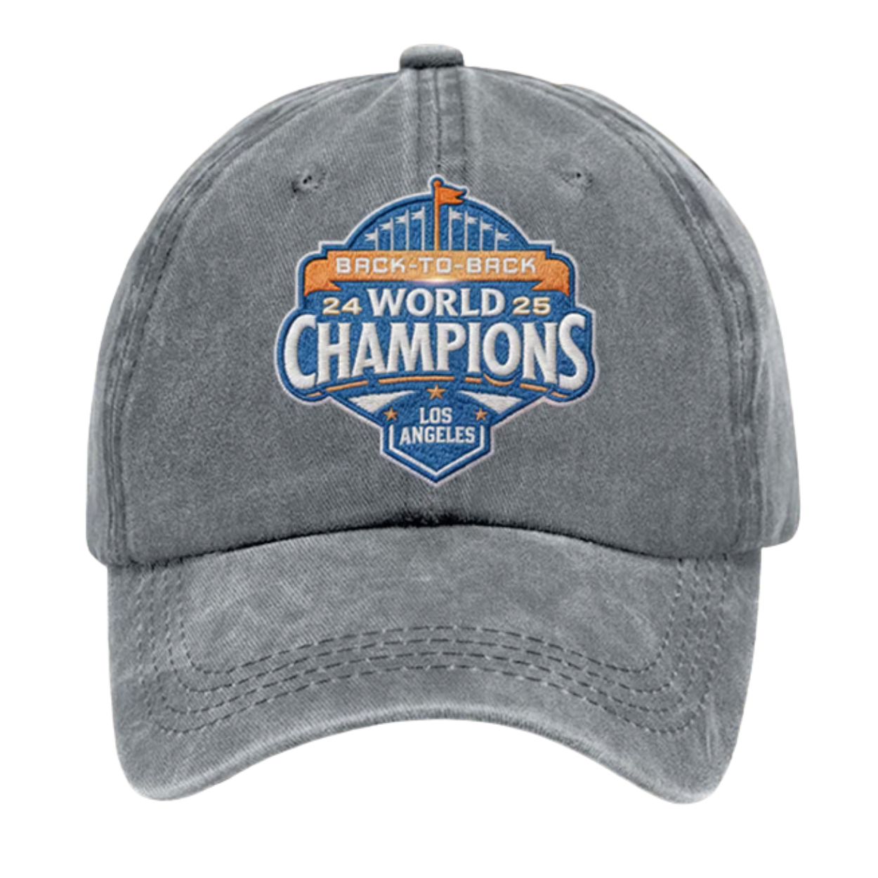 Dodgers Back To Back 2024–2025 World Series Champions Hat