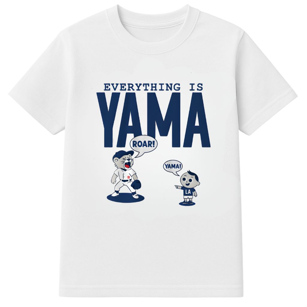 Dodgers Yoshinobu Yamamoto Everything Is Yama Mascot Cartoon Shirt
