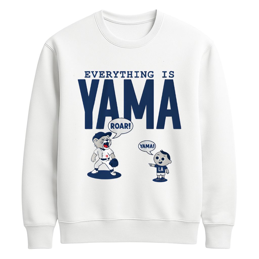 Dodgers Yoshinobu Yamamoto Everything Is Yama Mascot Cartoon Shirt