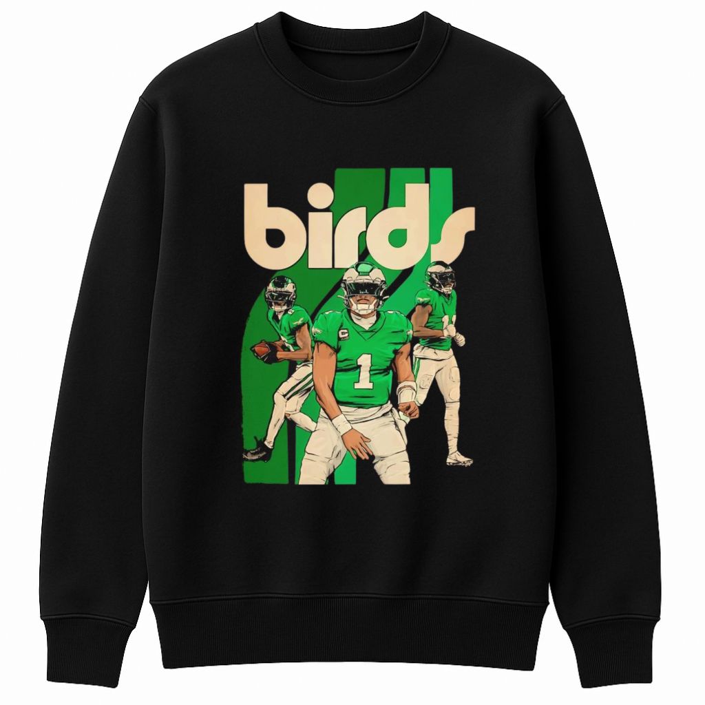 Eagles Birds Hurts Smith Brown Shirt