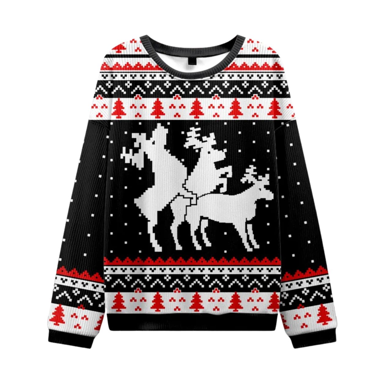 Fuck Elk Ugly Christmas Sweater