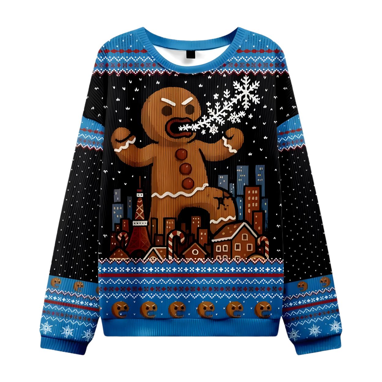 Gingerbread Monster Ugly Christmas Sweater