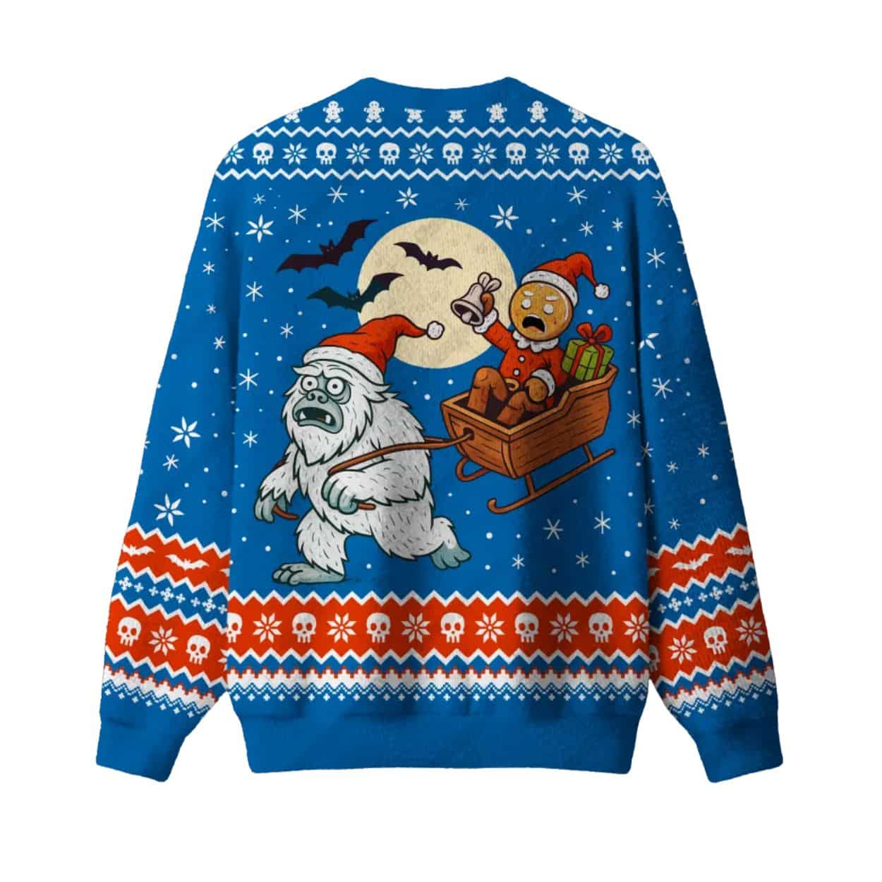 Gingerbread’s Wild Ride Ugly Christmas Sweater