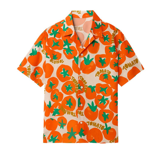 Great British Bake Off Noel Fielding Tomato Hawaiian Shirt