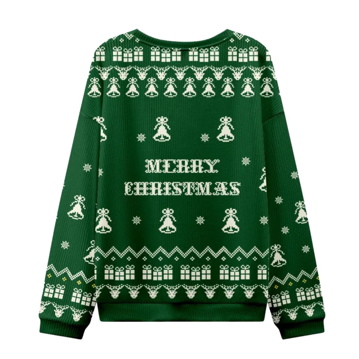 Green Frog Santa Hat Ugly Christmas Sweater