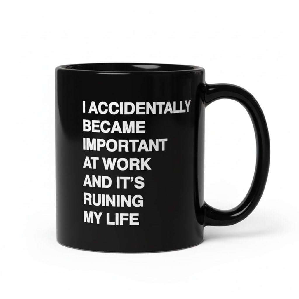 I Accidentally Became Important At Work And It's Ruining My Life Mug