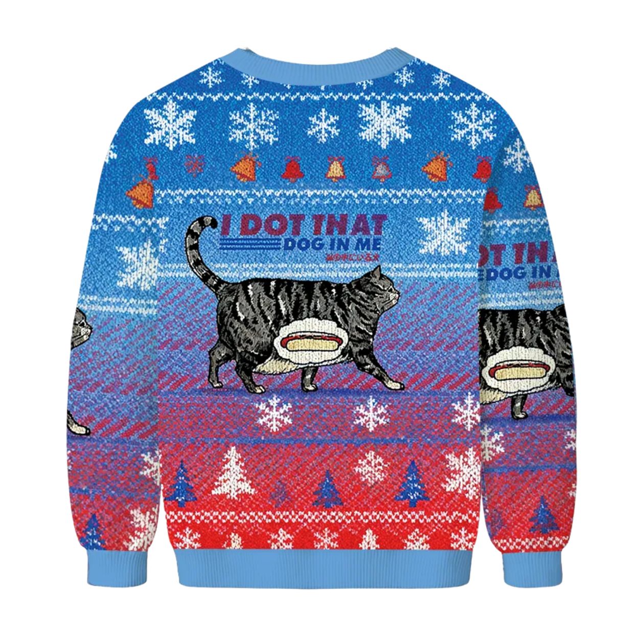 I Dot In At Dog In Me Cat Meme Ugly Christmas Sweater