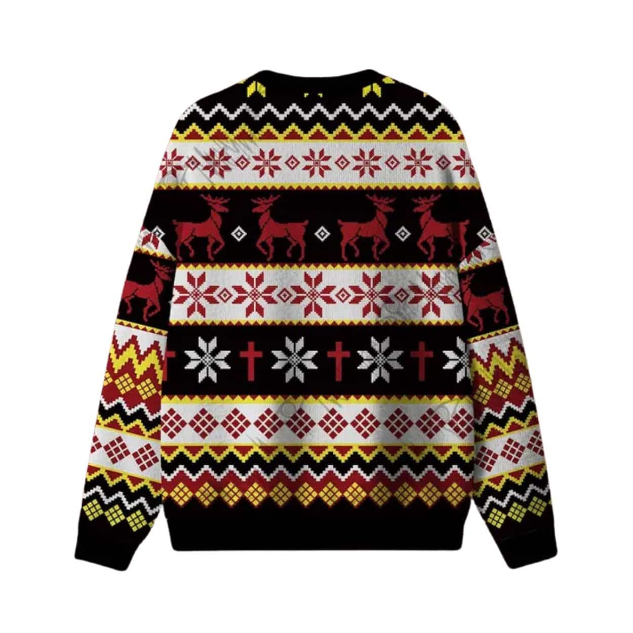 Jesus Loves You But I Think You're A Cunt Ugly Christmas Sweater