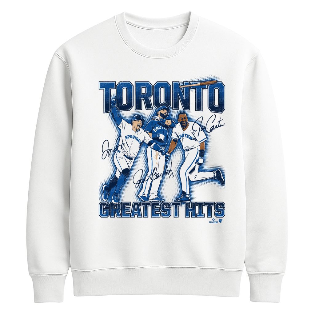 Joe Carter Jose Bautista And George Springer Toronto's Greatest Hits Shirt