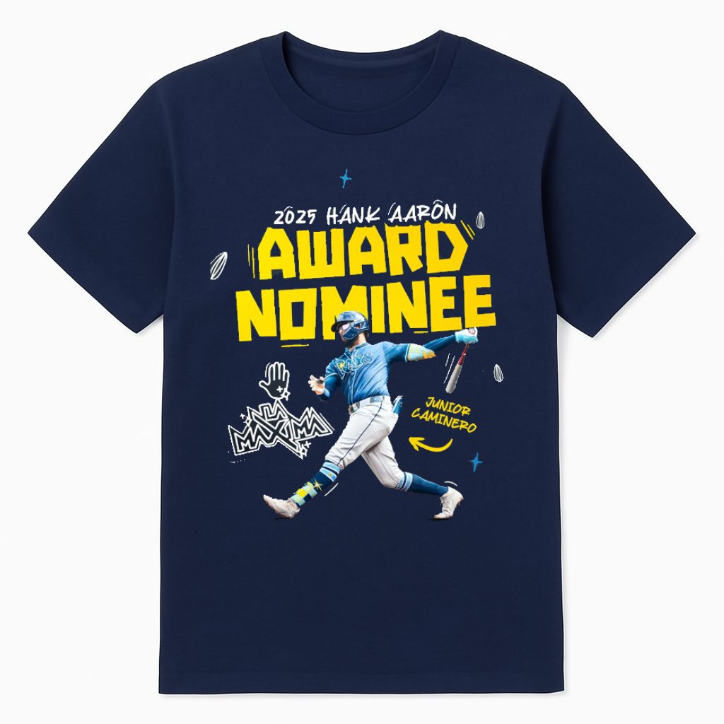 Junior Caminero Hank Aaron Award Nominee 2025 Shirt
