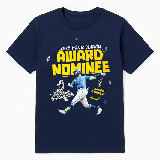 Junior Caminero Hank Aaron Award Nominee 2025 Shirt