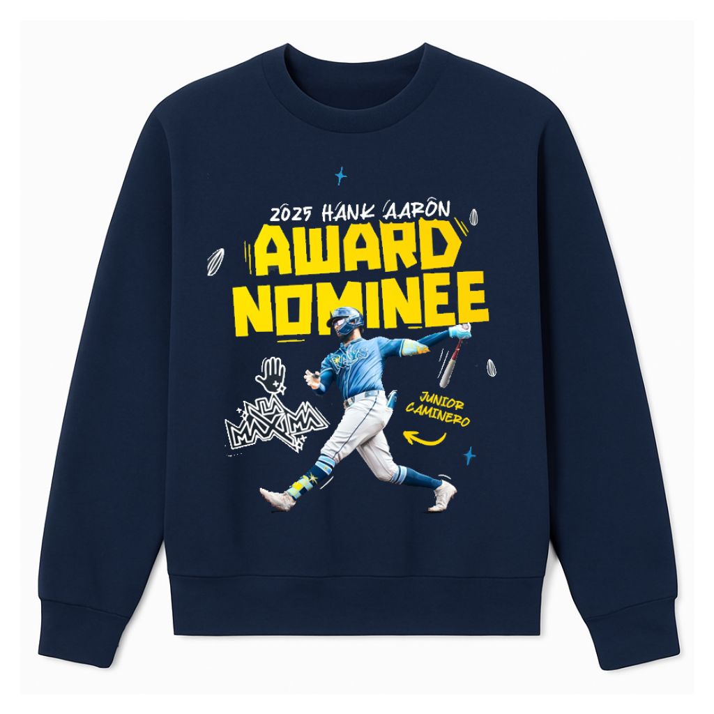 Junior Caminero Hank Aaron Award Nominee 2025 Shirt
