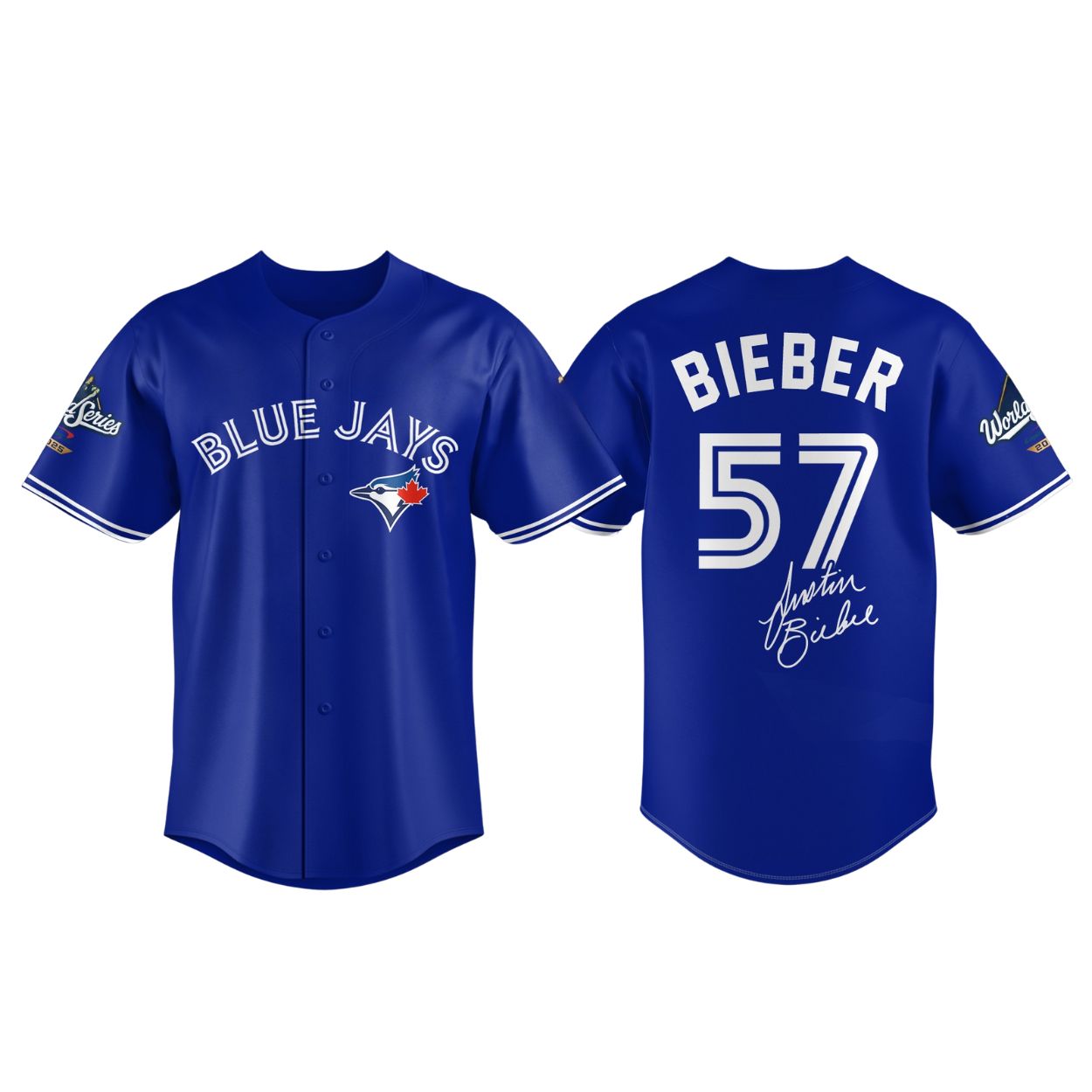 Justin Bieber Blue Jays 2025 Jersey