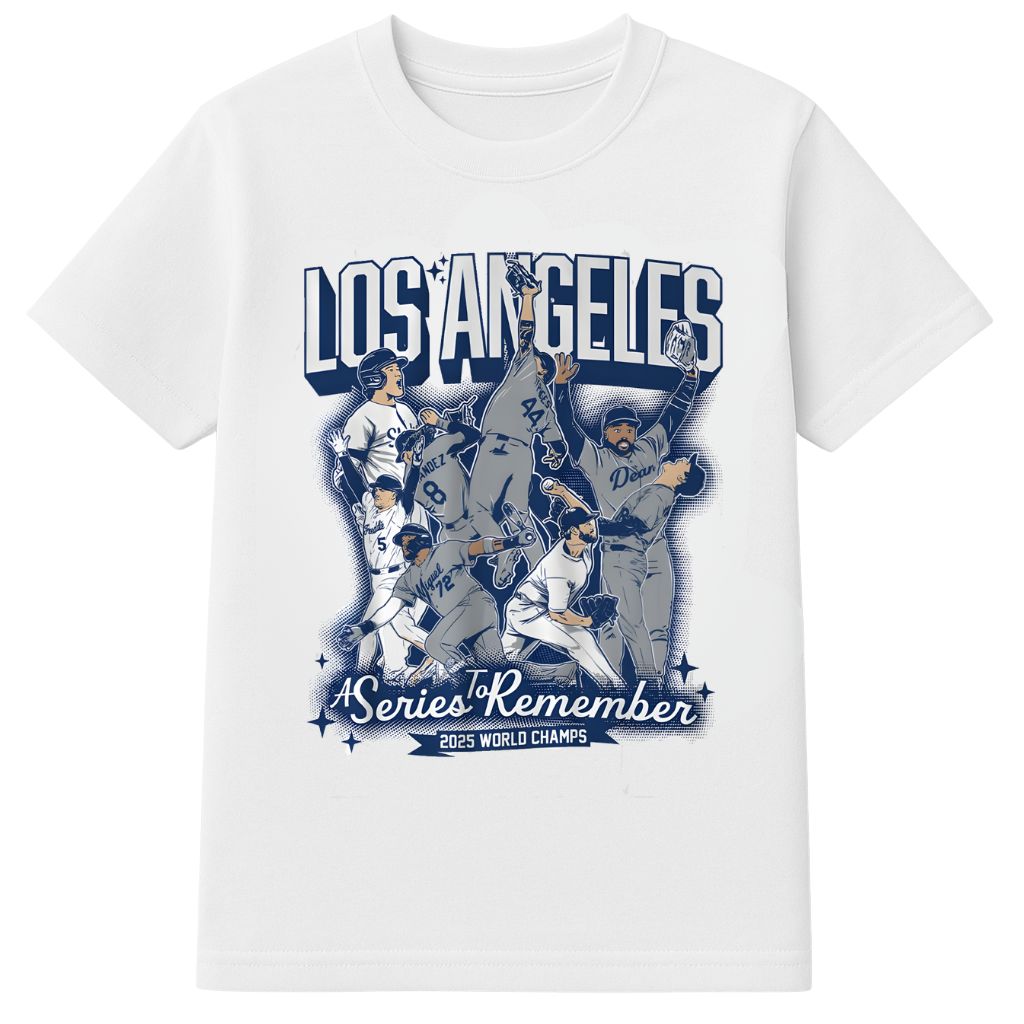 LA Dodgers A Series To Remember 2025 Champions Shirt.
