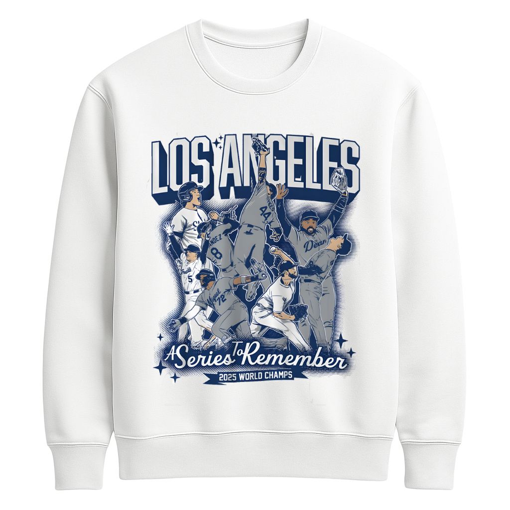 LA Dodgers A Series To Remember 2025 Champions Shirt.