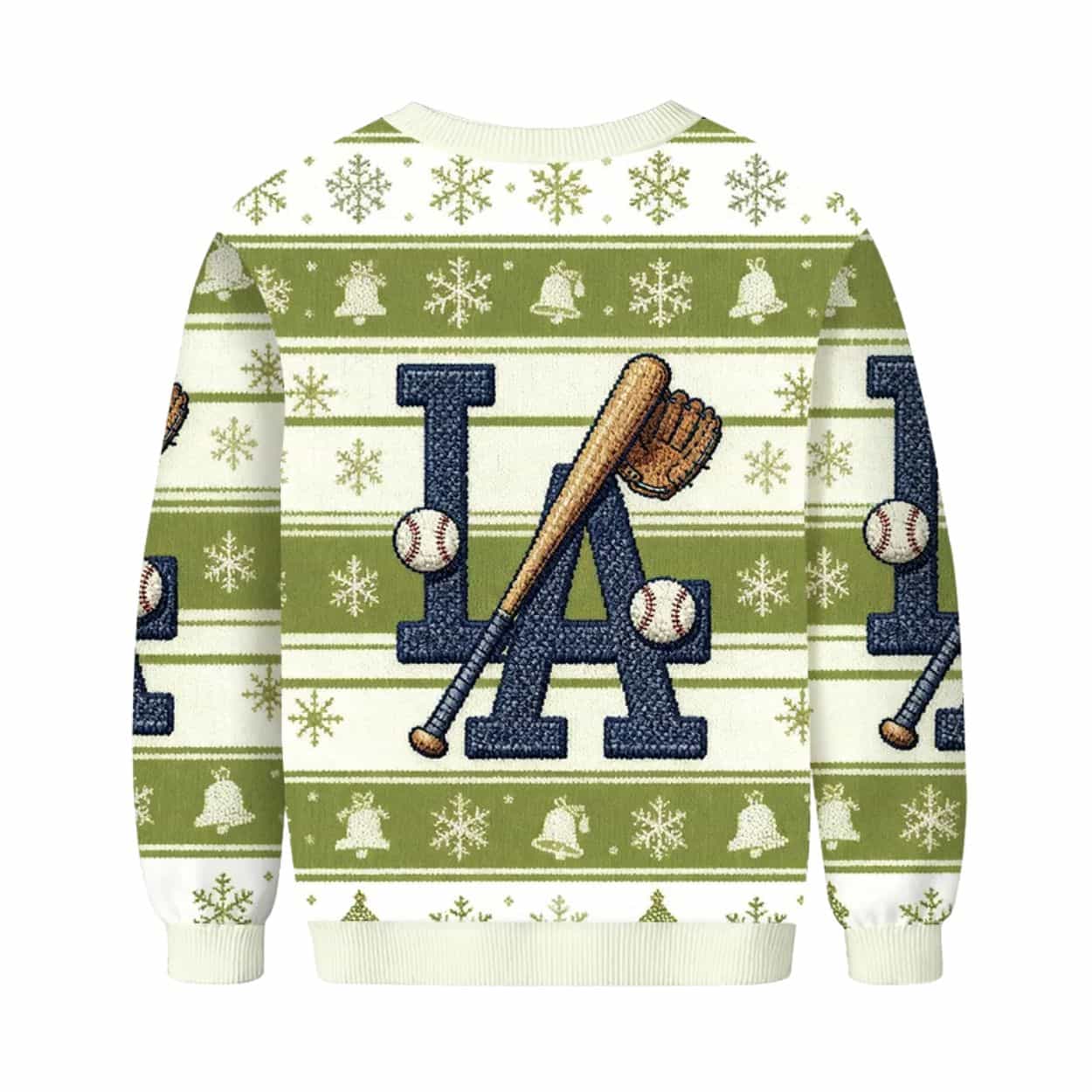 LA Dodgers Baseball Christmas Ugly Sweater