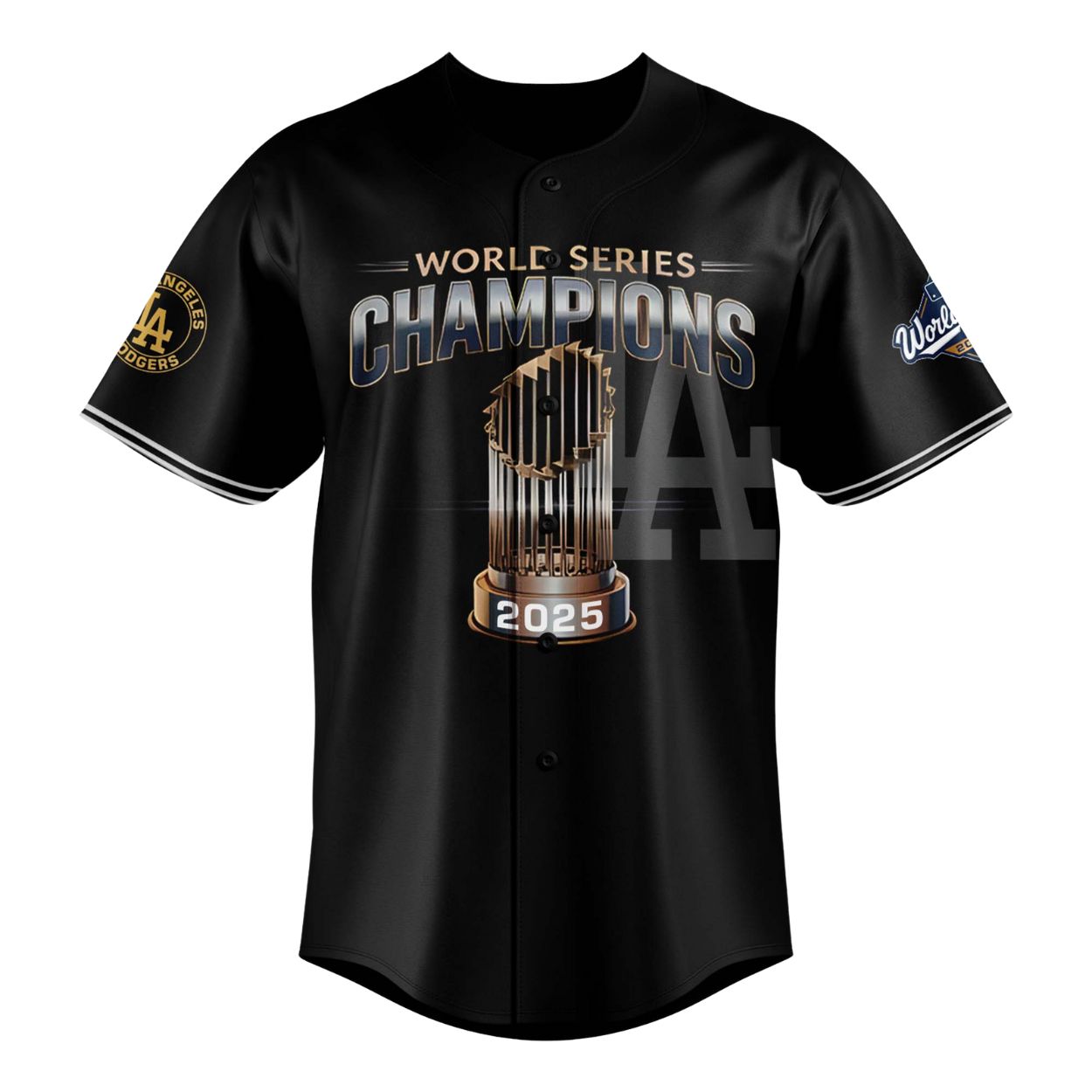 LA Dodgers World Series 2025 Champions Trophy Jersey