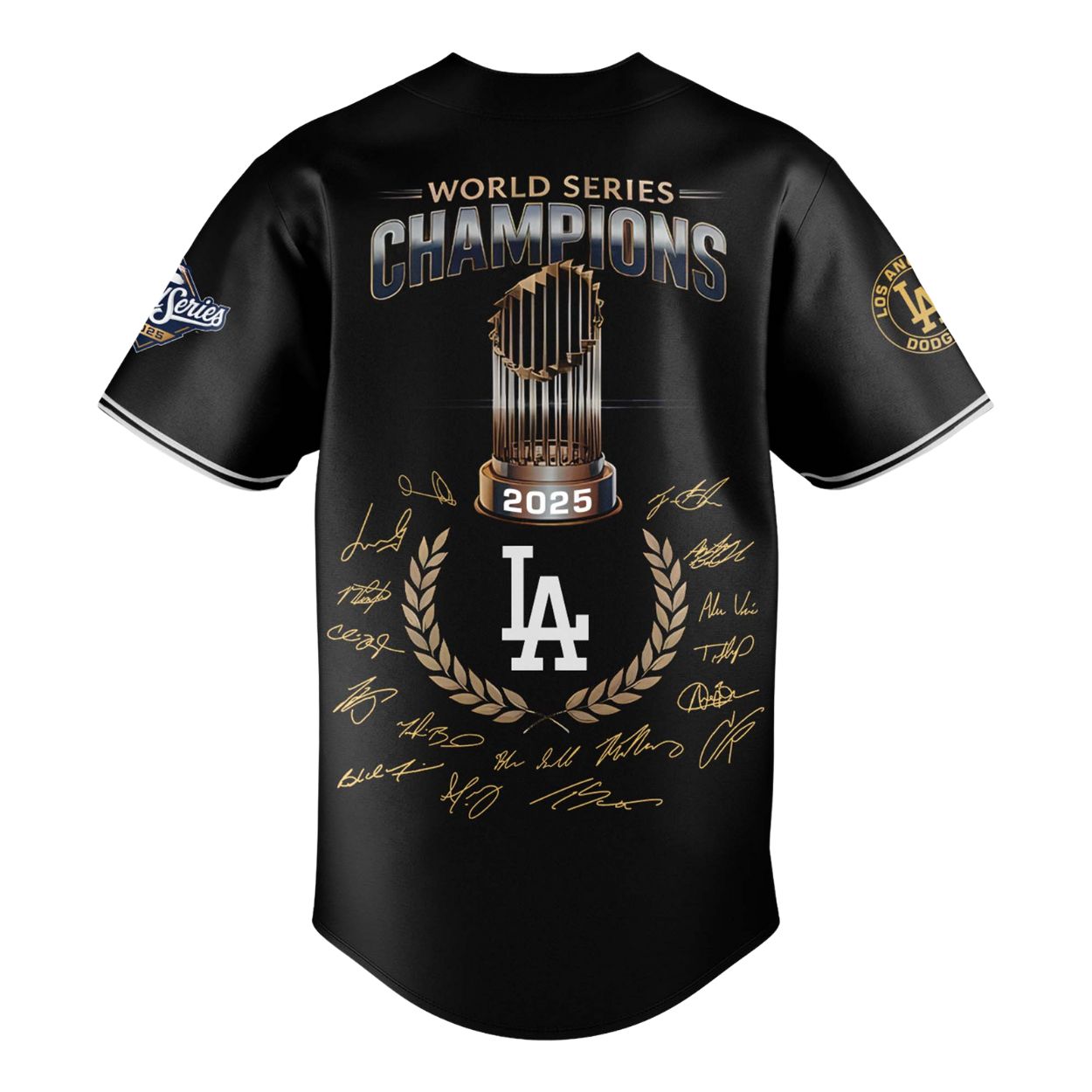LA Dodgers World Series 2025 Champions Trophy Jersey