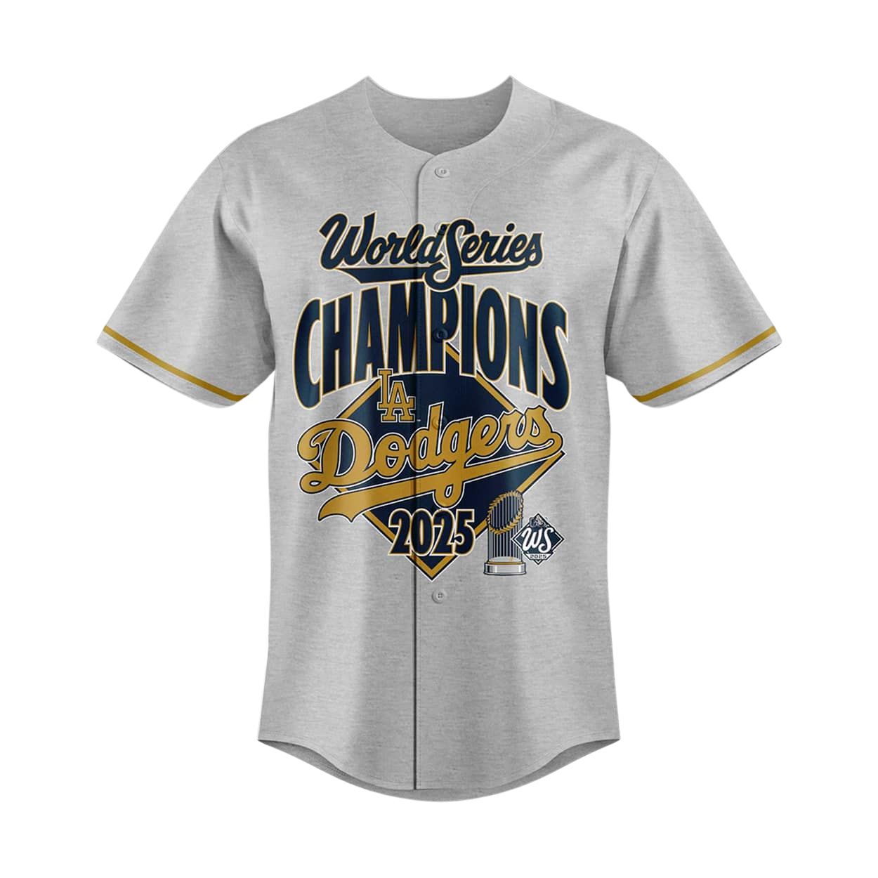 LA Dodgers World Series 2025 Champions We Rule October Jersey