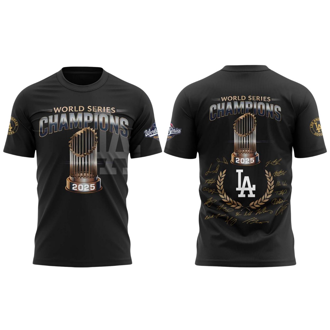 LA Dodgers World Series Champions 2025 Trophy Shirt