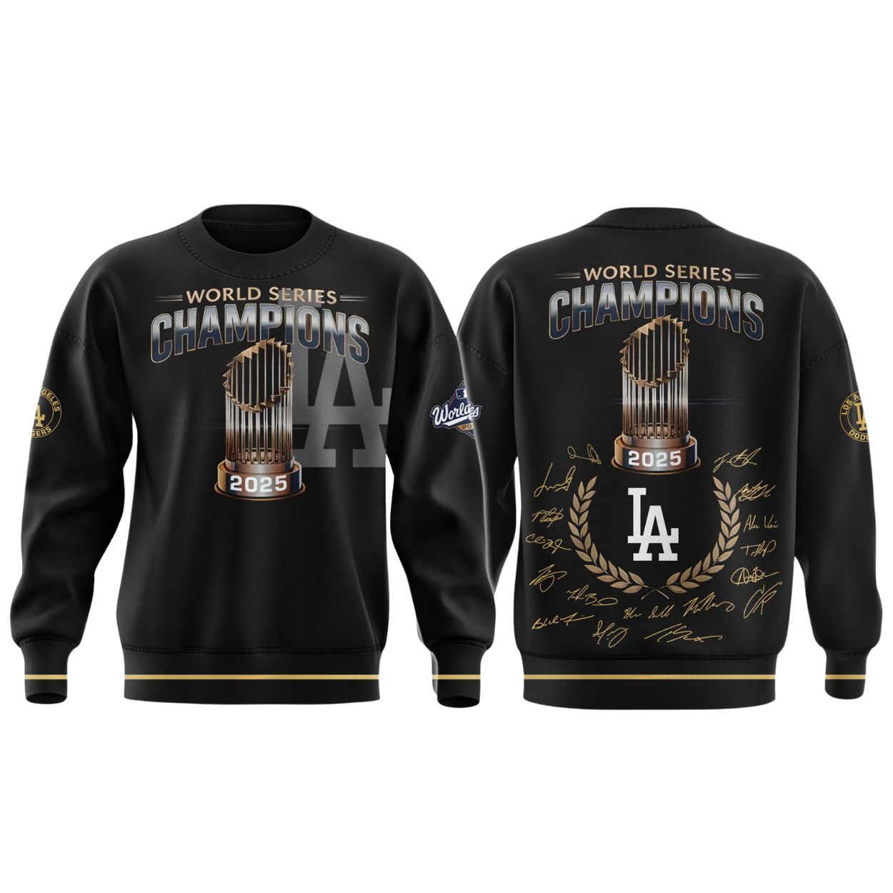 LA Dodgers World Series Champions 2025 Trophy Shirt