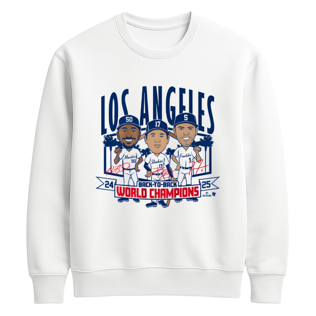 Los Angeles Baseball Back To Back World Champs Shirt