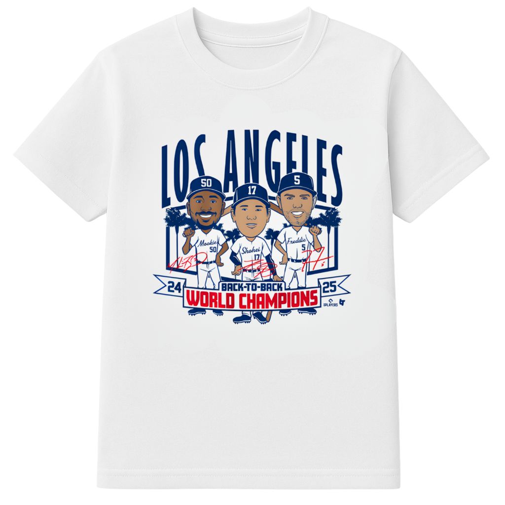 Los Angeles Baseball Back To Back World Champs Shirt