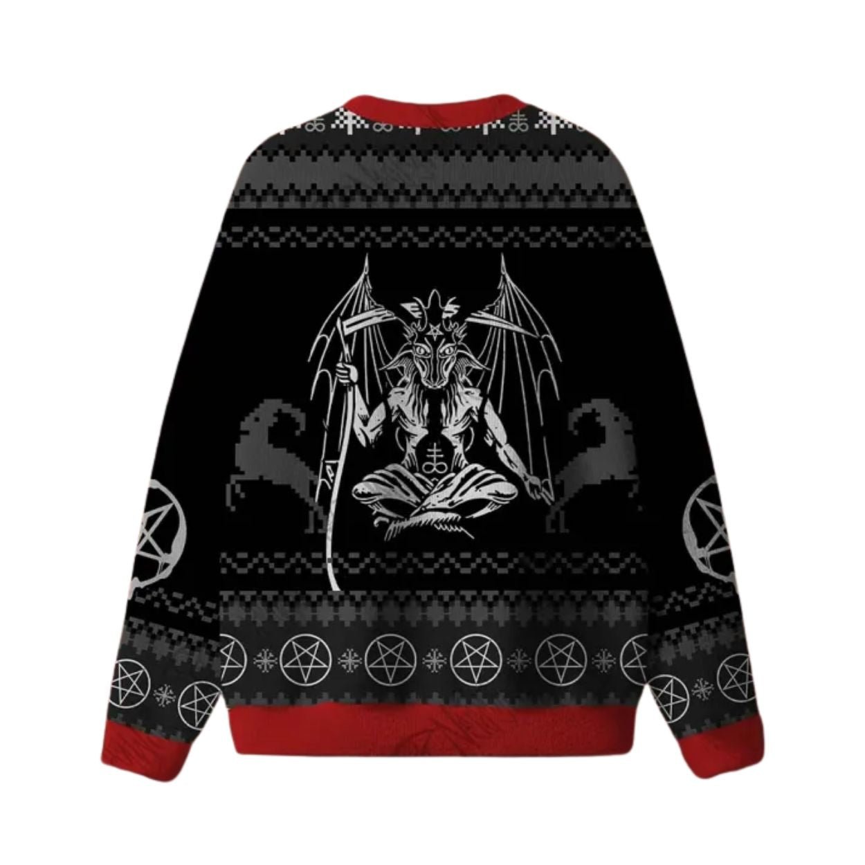 Merry Antichristmas Satan Claus Satanic Ugly Christmas Sweater