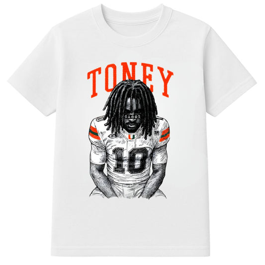 Miami Hurricanes Toney GABOS 10 Shirt