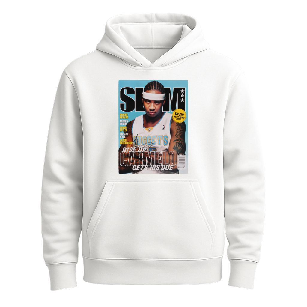 Mitch Tinsley Carmelo Anthony Signed Slam Hoodie